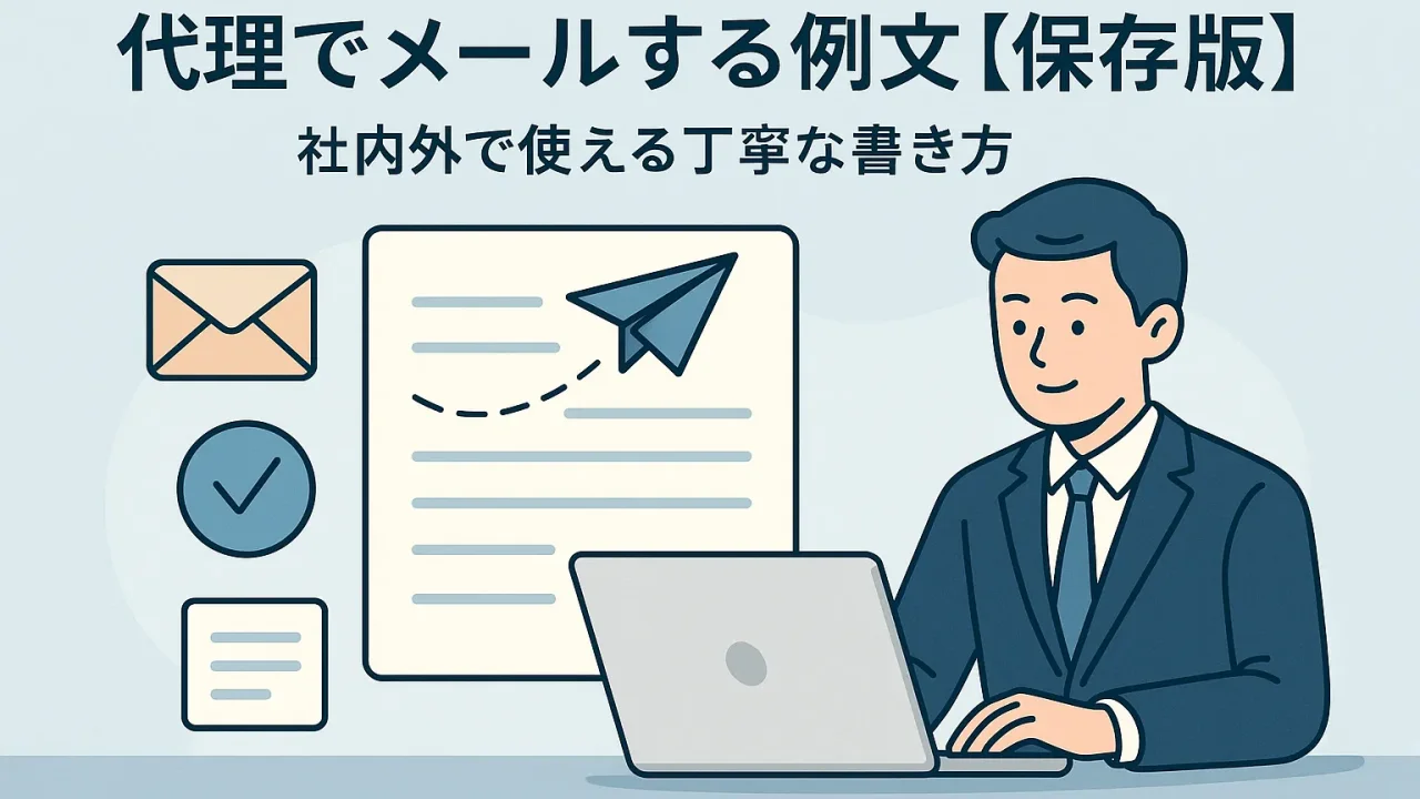 Email Templates Sent on Behalf of Others [Definitive Guide]｜Polite Phrases for Internal and External Use