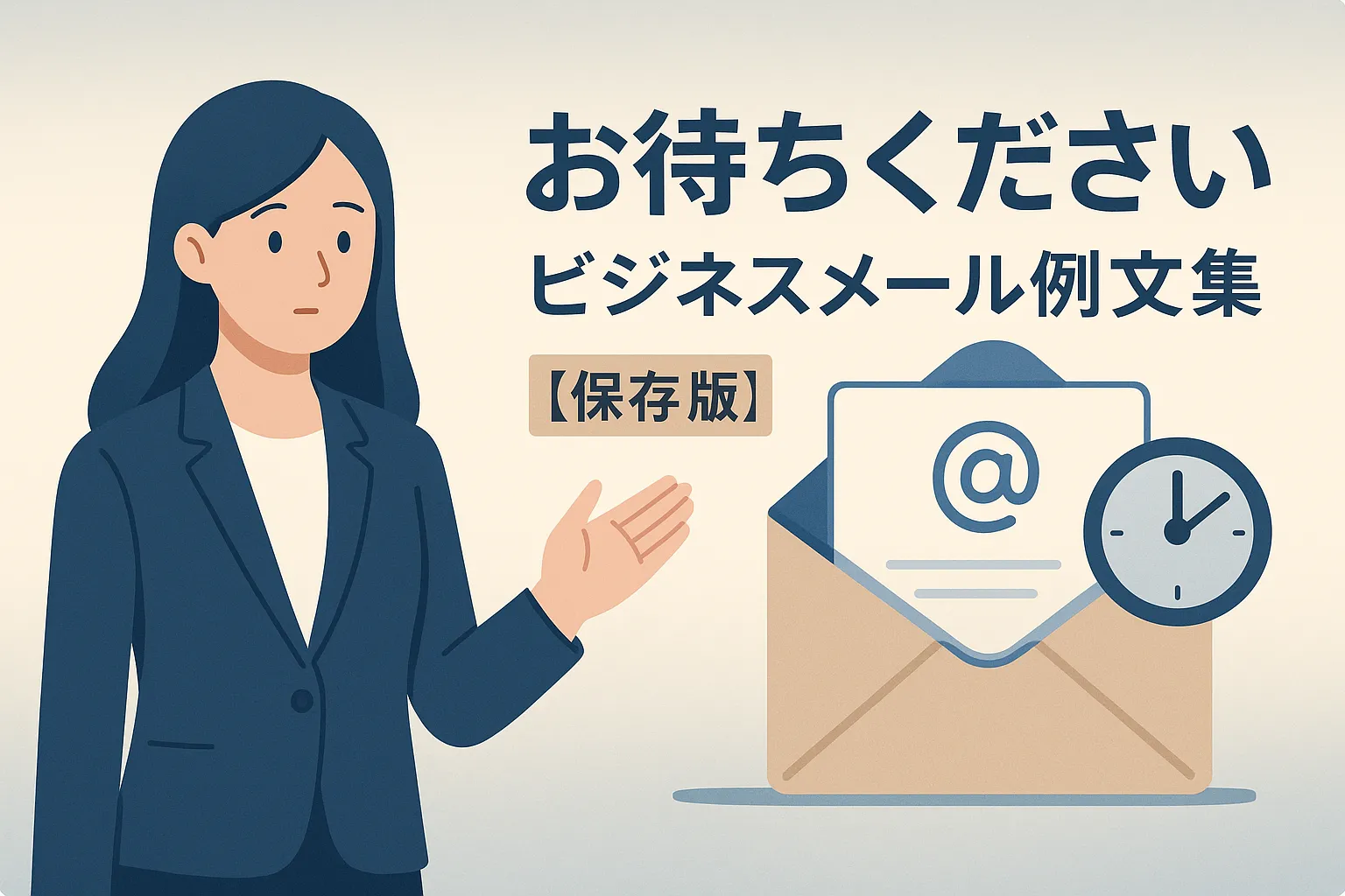 お待ちください」ビジネスメール例文集【保存版】｜メール文例ナビ